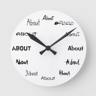 Relógio Redondo Realiza-se sobre o tempo!