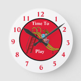 RELÓGIO REDONDO RECOLHA DE EXPRESSÃO DAS CRIANÇAS -