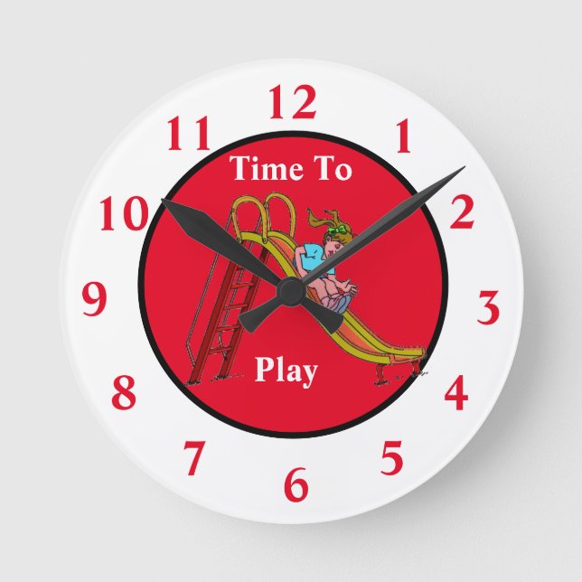 RELÓGIO REDONDO RECOLHA DE EXPRESSÃO DAS CRIANÇAS - (Frente)