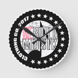 Relógio Redondo Reconstruir Co. De Vestuário