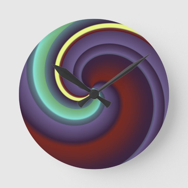 Relógio Redondo Redemoinho (Frente)