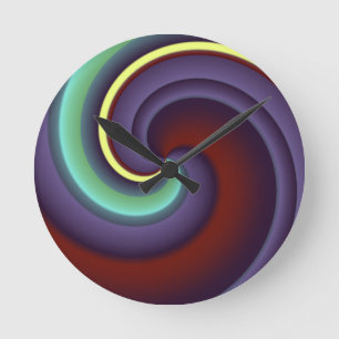 Relógio Redondo Redemoinho
