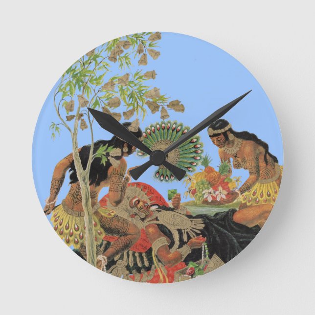 Relógio Redondo Rei Tatarrax de Quivira (Frente)