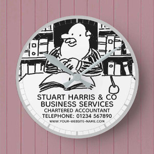 Relógio Redondo Relatores com Caracteres Relacionados