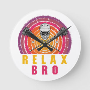 Relógio Redondo Relaxe Irmão Lacrosse
