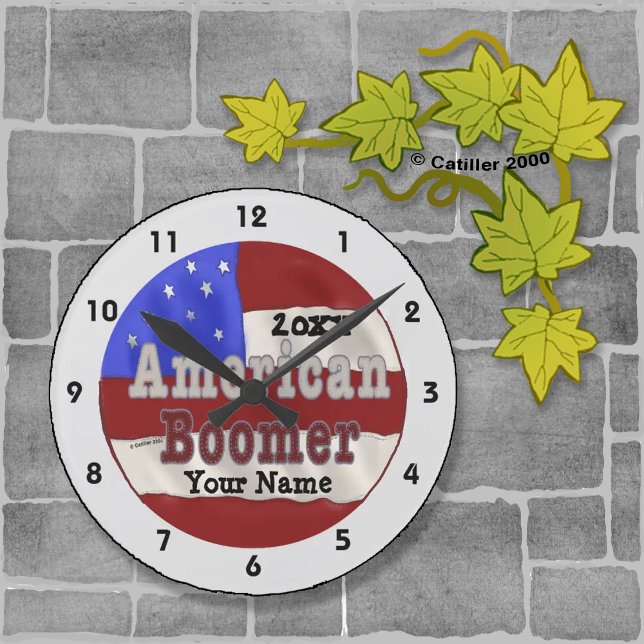 Relógio Redondo Relógios do Baby Boomer (Criador carregado)