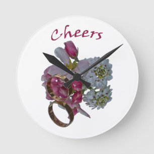 Relógio Redondo Relógios Românticos de Parede