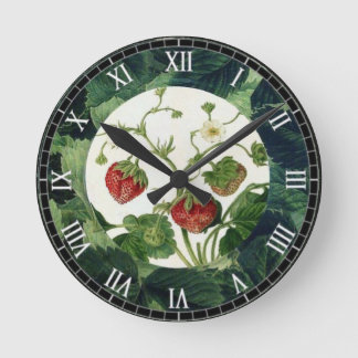 Relógio Redondo Reloj de Fresas
