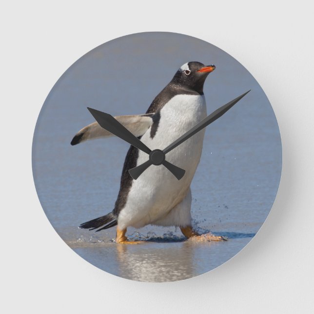 Relógio Redondo Remando o pulso de disparo de Gentoo (Frente)