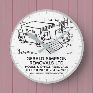 Relógio Redondo Remoções de Casa e Escritório