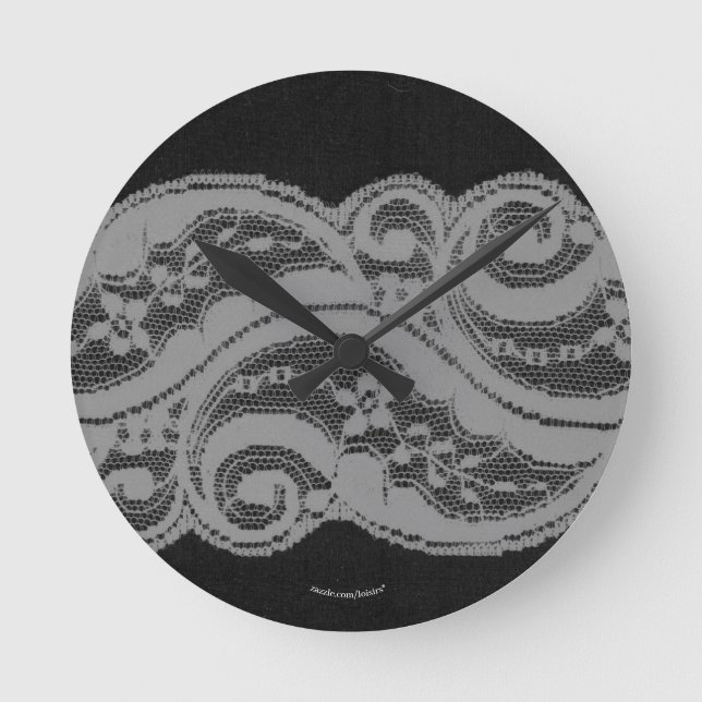 Relógio Redondo Renda (Frente)
