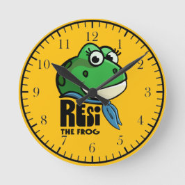 Relógio Redondo Resi o Sapo
