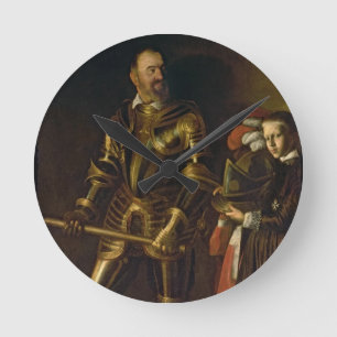 Relógio Redondo Retrato de Alof de Wignacourt, mestre grande do th