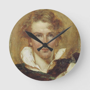 Relógio Redondo Retrato de auto, 1823 (óleo no papel no painel)