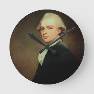 Relógio Redondo Retrato de Henry Russell (1751-1836) c.1783 (óleo