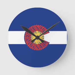 Relógio Redondo Ride Colorado (Cassete de Bicicleta)