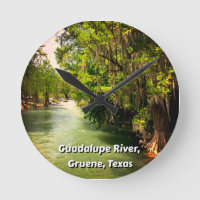 Rio Guadalupe em Gruene, Texas Watercolor