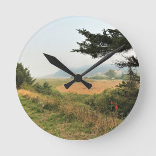 Relógio Redondo Rio Trail em Cape Blanco, Oregon Costa