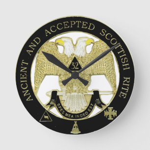 Relógio Redondo Rite escocesa