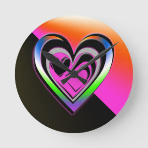 Relógio Redondo Romance