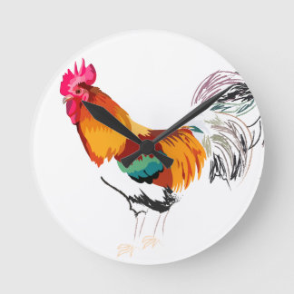 Relógio Redondo Rooster Clock