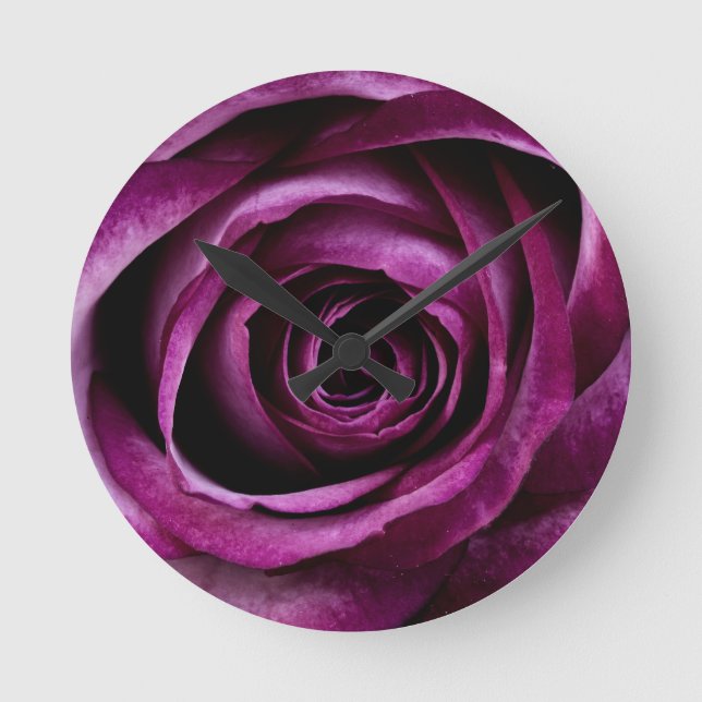 Relógio Redondo Rosa (Frente)