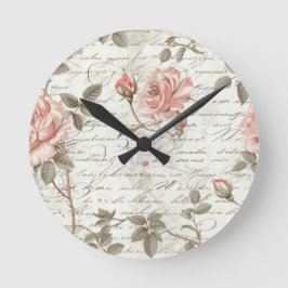 Relógio Redondo Rosa Dourado Pental Watch