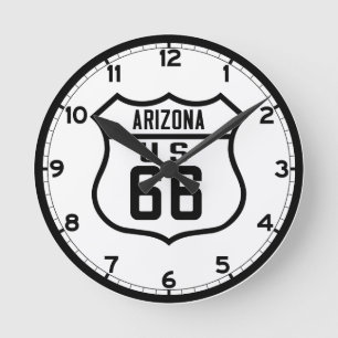 Relógio Redondo Rota 66 - Arizona