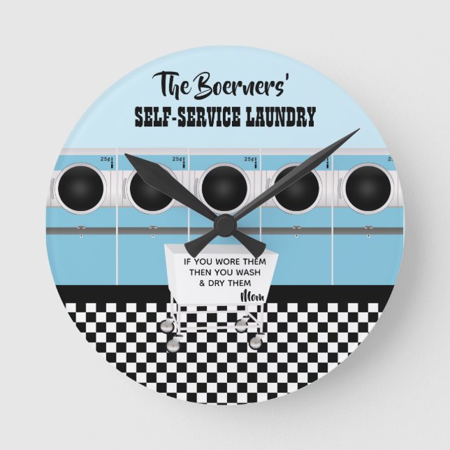 Relógio Redondo Roubo De Autoatendimento Retroativo Eles Fazem O T (Frente)