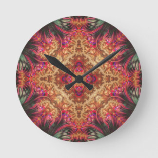 Relógio Redondo Royal Fractal | Round Wall Clock