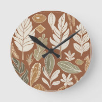 Rustic Terracotta Wildflower Boho Eclectic Design