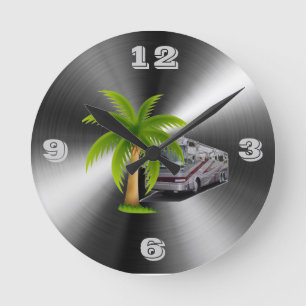 Relógio Redondo RV Tic Toc Wall Clocks