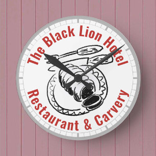 Relógio Redondo Sala de Jantar do Restaurante Pub