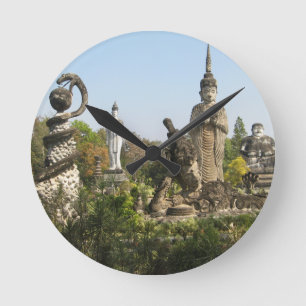 Relógio Redondo Sala Keo Kou, Nong Khai, Thailand
