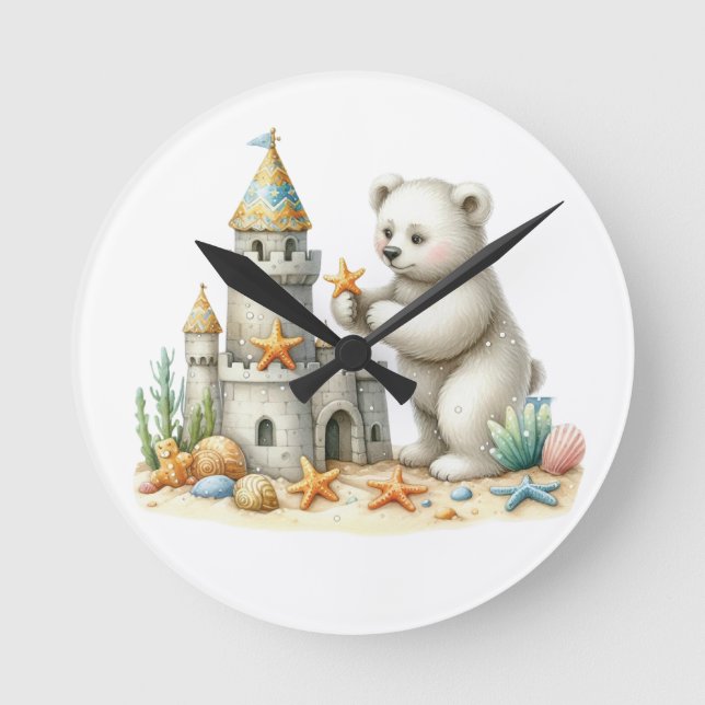 Relógio Redondo Sandcasts (Frente)