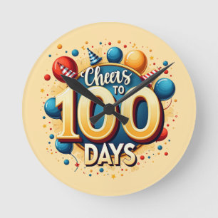 Relógio Redondo Saúde a 100 dias: 100 dias festivos na escola