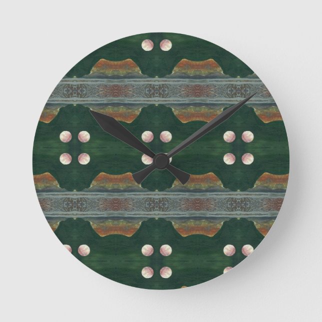 Relógio Redondo Sci-Fi - mundos do planeta alienígena fantasia     (Frente)