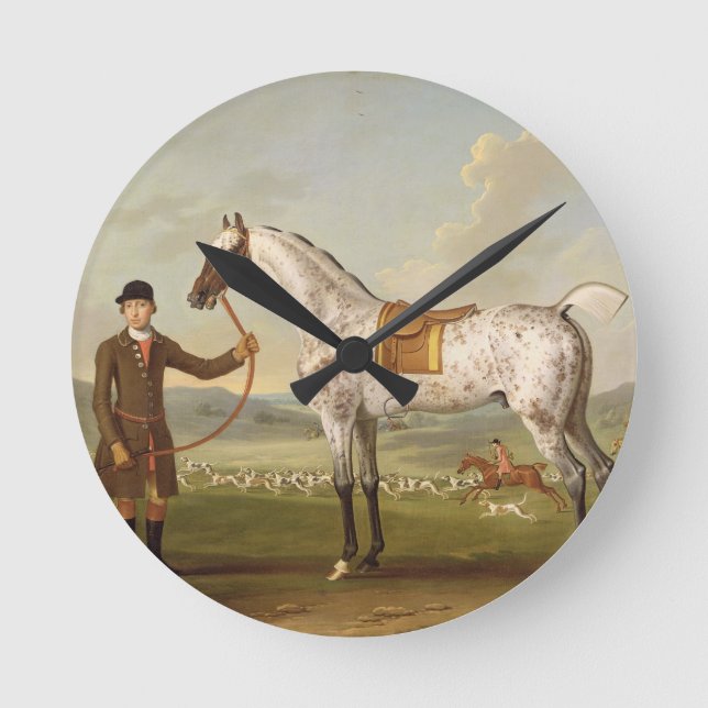 Relógio Redondo Scipio, Caçador do Coronel Roche, c.1750 (oi) (Frente)