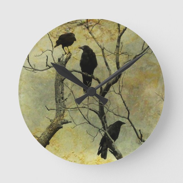 Relógio Redondo Segredos a ser ditos (Frente)