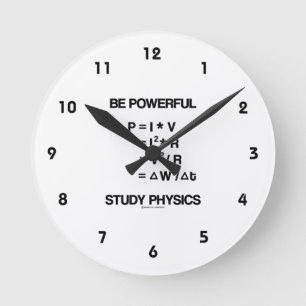 Relógio Redondo Seja (física poderosa do estudo das equações do