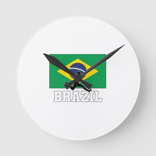 Relógio Redondo Seleção Brasileira de Futebol (Frente)