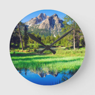 Relógio Redondo Selvagem de Sawtooth