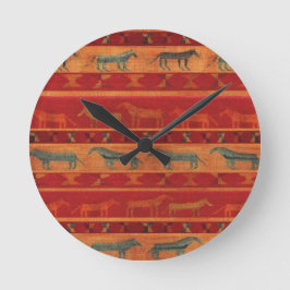 Relógio Redondo Selvagens de gipses