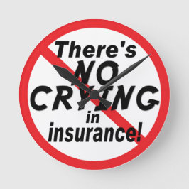 Relógio Redondo Sem Choro De Seguro