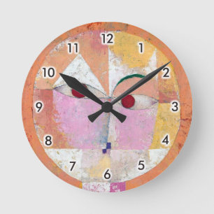 Relógio Redondo Senecio, Paul Klee Square Wall Clock