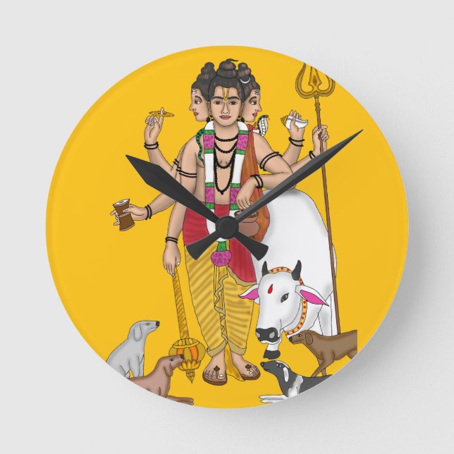 Relógio Redondo Senhor Dattatreya T (Frente)