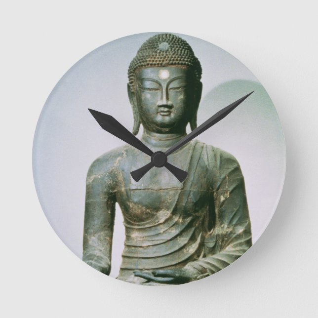Relógio Redondo Sentado Sakyamuni Buddha de Ch'ungung-ni (ferro) (Frente)