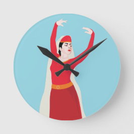 Relógio Redondo Seu Espírito É tão Forte quanto a Terra de onde el