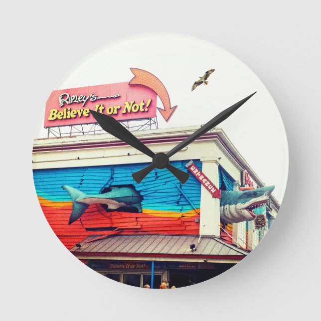 Relógio Redondo Shark  (Frente)