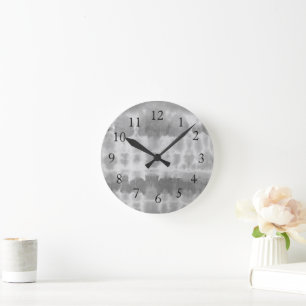 Relógio Redondo Shibori Tie Dye Beach Coastal Wall Clock